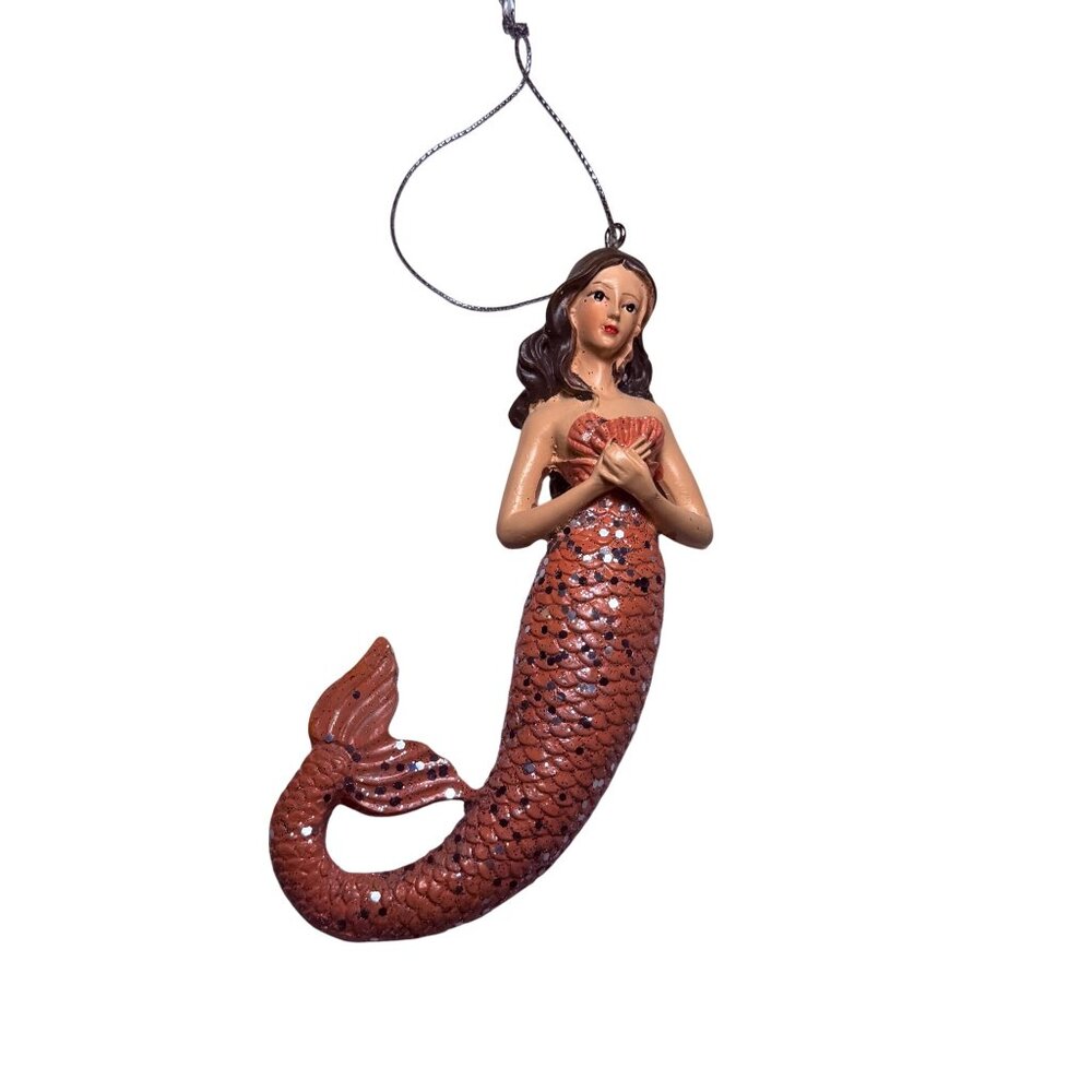 Hand-Painted Mermaid Hanging Ornament Pier One